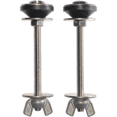 Juego de Pernos y Tornillos 5/16x3 Para Fijar Taza/Estanque Entre Sí de Ac. Inox.