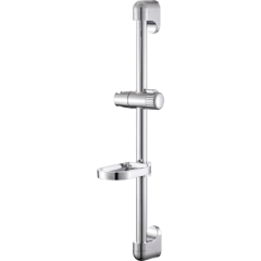 Kit Barra de Ducha Deslizable Con Soporte y Jabonera, de Ac. Inox.