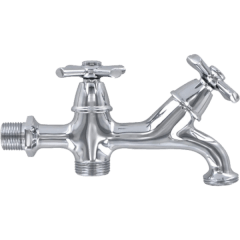 Llave Para Lavadero Cromada Entrada de Rosca 1/2 HE