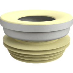 Adaptador PP Blanco Para Taza WC, de Ø100/110 mm