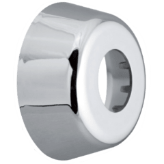 Roseta Plástico ABS Cromado de Ø80mm