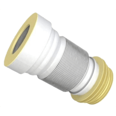 Adaptador PVC Extensible Para Taza WC Piso o Muro, de Ø100/110 mm