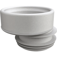 Adaptador PVC Blanco Para Taza WC, de Ø100/110 mm