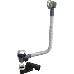 Desagüe Para Tina Plástico PP Blanco, 45 cm de Largo, Salida Ø40 mm o 1 1/2 HE