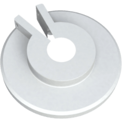 Roseta Decorativa Ø60 mm Para Tubo de Ø22mm