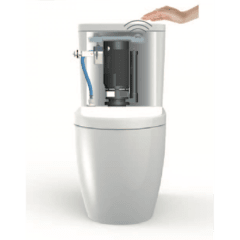 Válvula de Llenado y Descarga WC Accionamiento Sin Contacto Sensor en Tapa