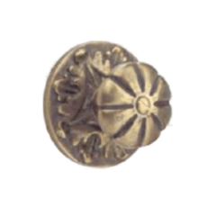 Llave de Paso Ornamental de 1/2 Para Embutir Terminación Bronce