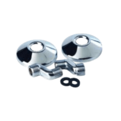 Floron Excentrico Gigante de Latón Cromado