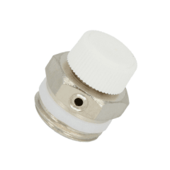 Purgador Manual Con Sello PTFE y Volante de Plástico ABS