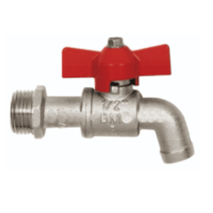 Llave de Bola Para Salida de Lavadora Con Manilla T