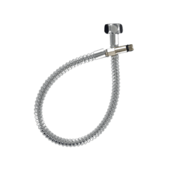 Flexible Cromado Lux M10 x 1/2 H de Ac. Inox.