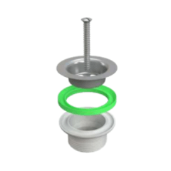 Desagüe Simplex Para Receptáculos Con Perforación de Ø50 mm