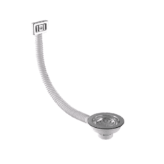 Desagüe con Plato de Ø115 Para Lavaplatos, Con Perforación de Ø89 Salida de 1 1/2