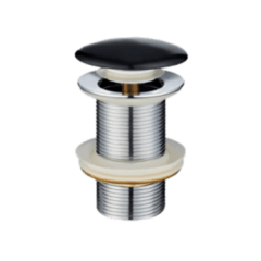 Desagüe Pop Up Para Lavatorio de 1 1/4 Con Tapón de Loza Circular