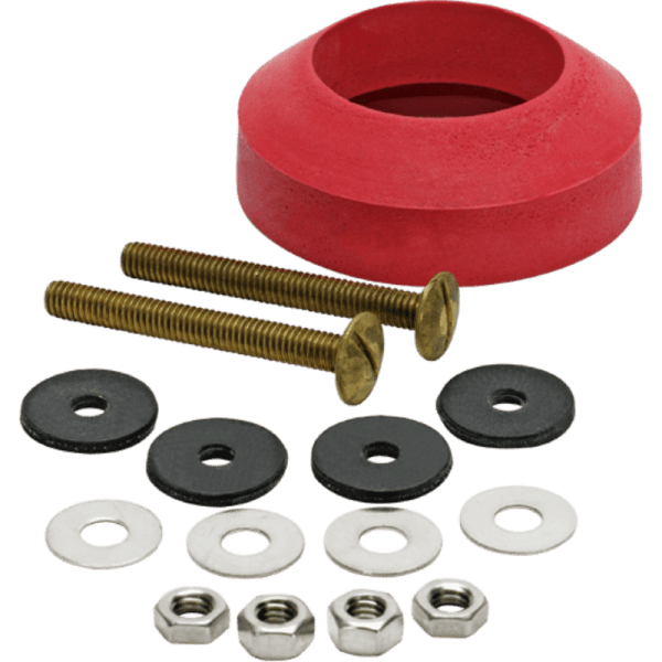 Kit de Sujeción, Juego de Pernos Estanque/Taza y Sello de Goma 0