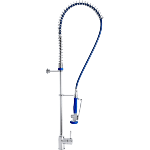 Columna Prelavado Con Monomando Mezclador Flexibles Conectores de 3/8 HI3