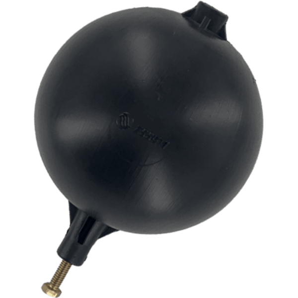 Boya Plástica Para Válvula Flotante Redonda Con Soporte de Barra Rectangular1