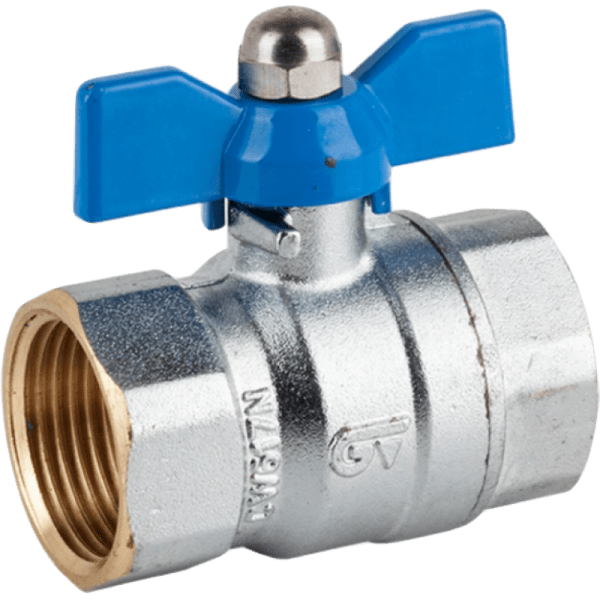 Llave de Bola Manilla Corta PN25 Paso Total1
