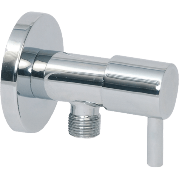 Llave Angular Cromada Modelo Tau Con Cierre Cerámico2