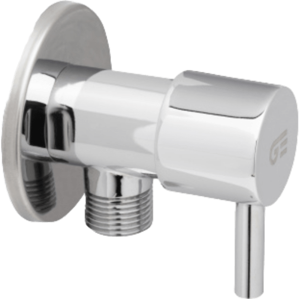 Llave Angular Cromada Modelo Tau Con Cierre Cerámico 0