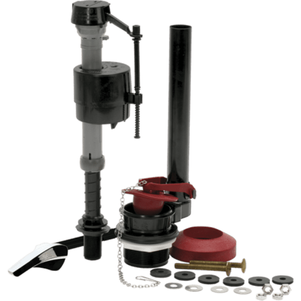 Kit Completo Para Estanque WC, Con Válvula de 7/8 Descarga, Manilla, Sellos y Pernos 0