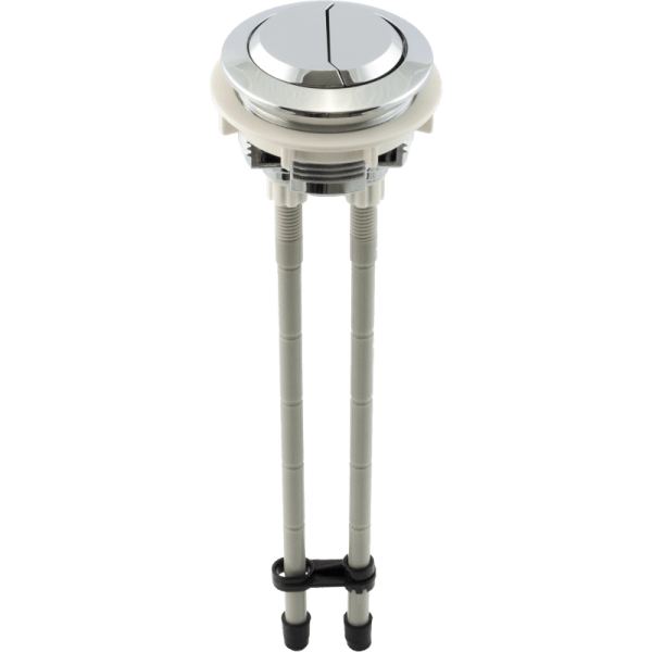 Botón Para Cadena WC Cromado Descarga Dual3