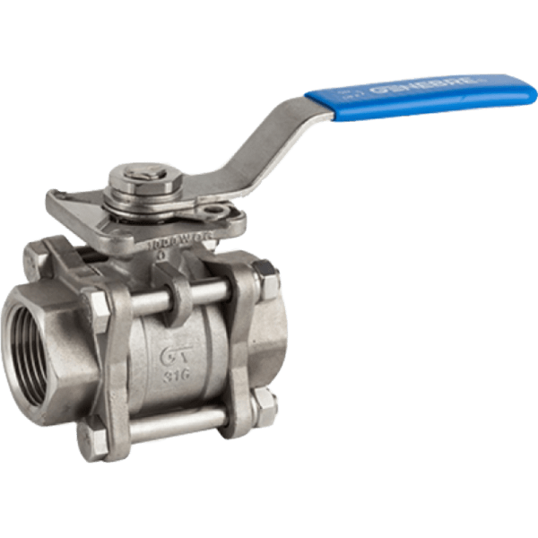 Válvula de Bola 3 Piezas Hilo NPT de Ac. Inox.13