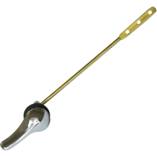 Manilla Para WC de Metal Cromado Con Barra de Bronce 0