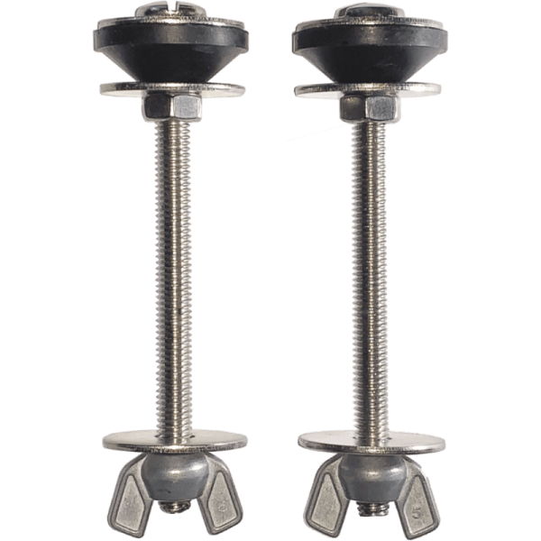 Juego de Pernos y Tornillos 5/16x3 Para Fijar Taza/Estanque Entre Sí de Ac. Inox. 0