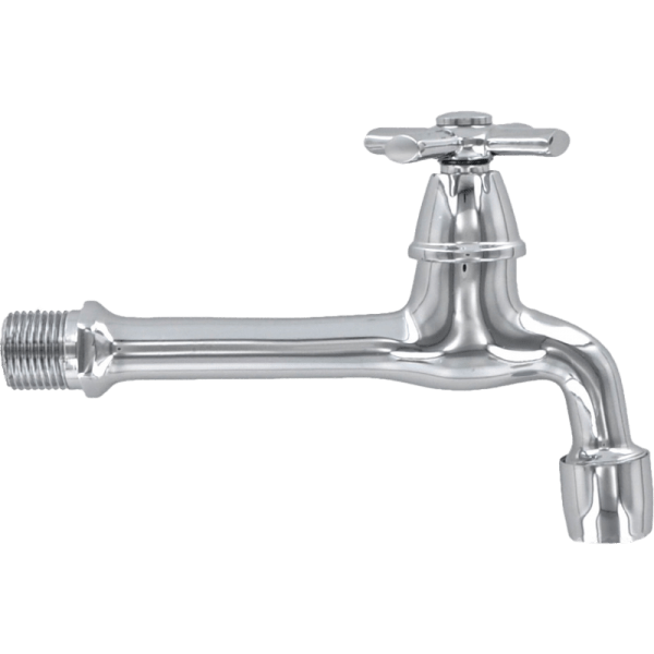 Llave Para Lavadero Cromada Entrada de Rosca 1/2 HE6