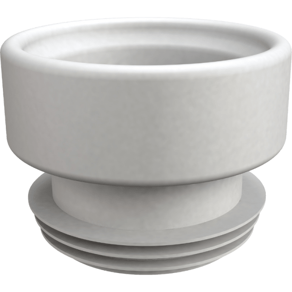 Adaptador PVC Blanco Para Taza WC, de Ø100/110 mm3