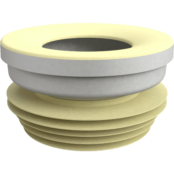 Adaptador PP Blanco Para Taza WC, de Ø100/110 mm 0