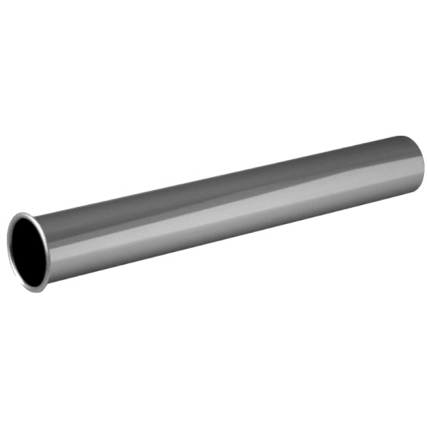 Tubo de Plástico ABS Cromado Extremo Con Flange 0