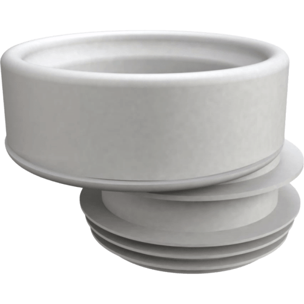 Adaptador PVC Blanco Para Taza WC, de Ø100/110 mm 0