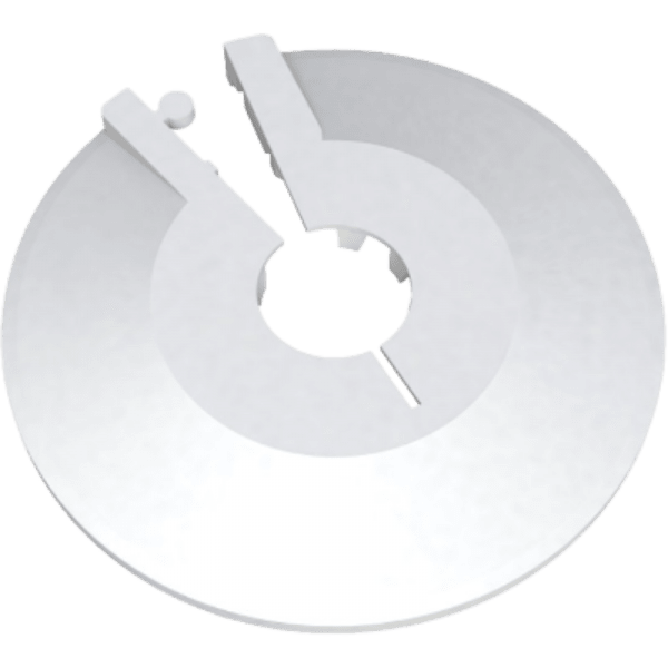 Roseta Decorativa Baja Ø60 mm Para Tubo de Ø22mm 0