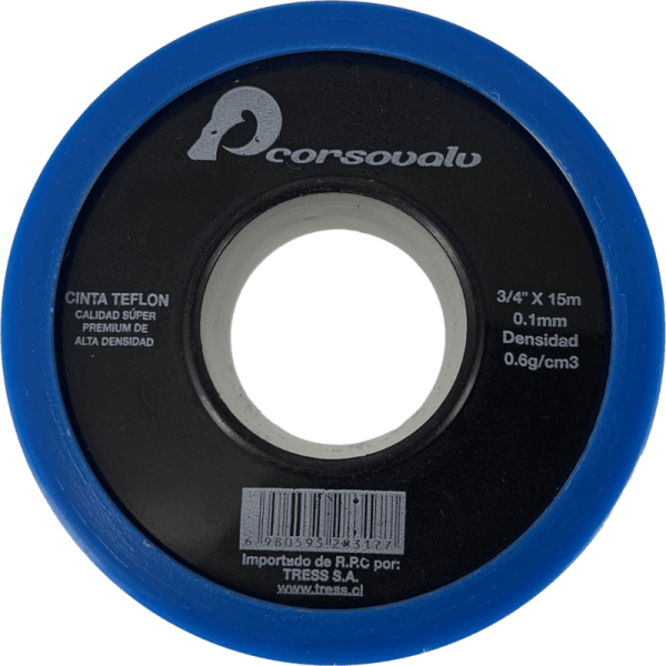 Cinta PTFE (Teflón) Premium de 3/44