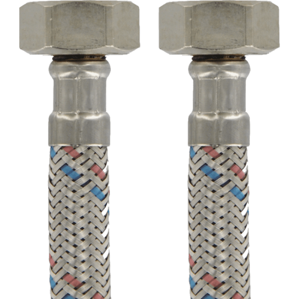 Flexible Para Agua Fría y Caliente 1/2 HI/HI de Ac. Inox. 4