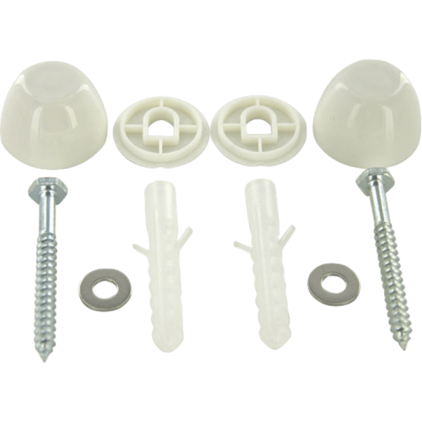 Juego de Tornillos Para Anclaje de Taza WC al Piso Con Tapa 3