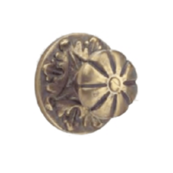 Llave de Paso Ornamental de 1/2 Para Embutir Terminación Bronce 0