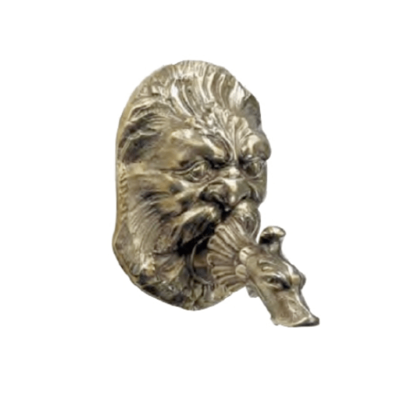 Salida Para Pileta Ornamental en Latón 1/2 Terminación Bronce Envejecido2