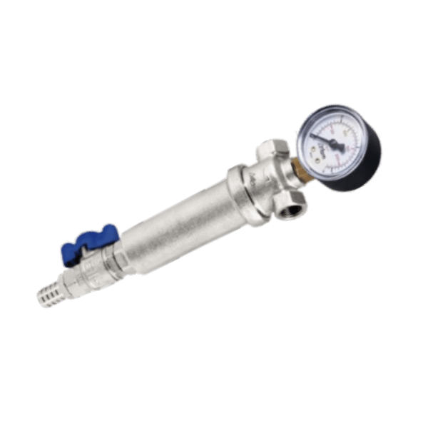 Filtro Autolimpiante Para Agua (100 Micrones) Con Manómetro 1