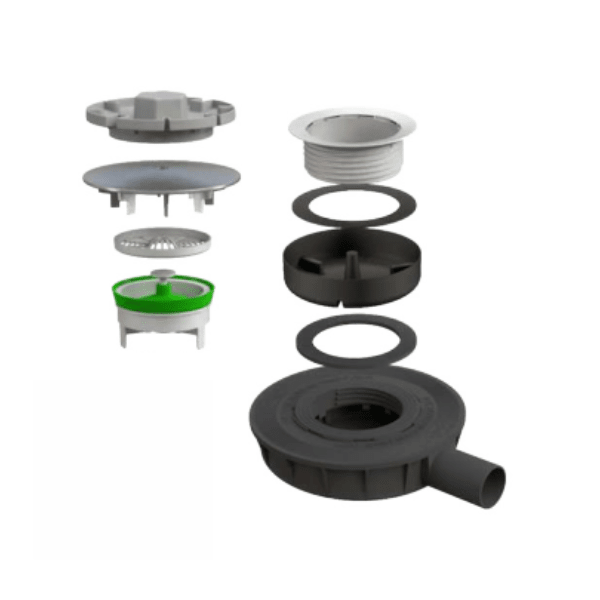 Desagüe Savoisienne Ultra Bajo Para Receptáculos 0