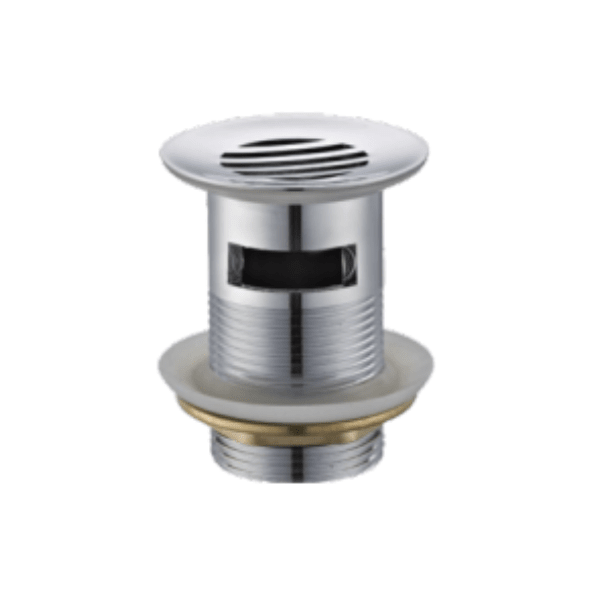 Desagüe Institucional de 1 1/4 Sin Tapón de Latón Cromado3