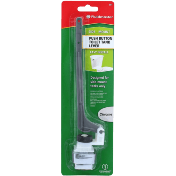 Botón Lateral Para Cadena WC Cromado Para Silencioso2