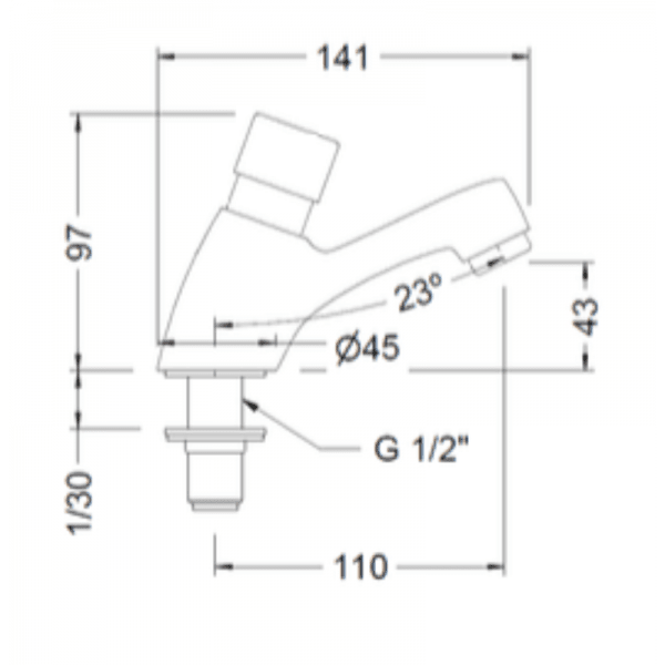 Llave Temporizada Para Lavatorio2