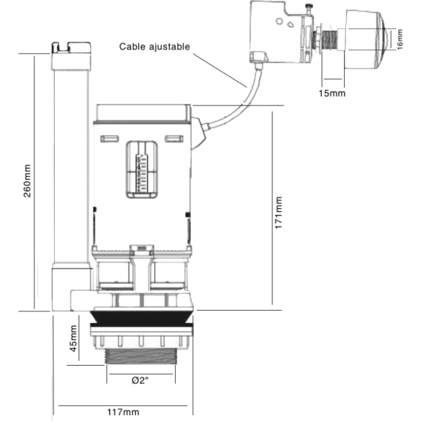 Válvula de Descarga Para WC 2 Etapas5
