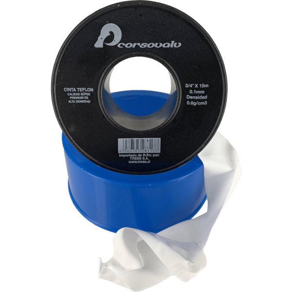 Cinta PTFE (Teflón) Premium de 3/45
