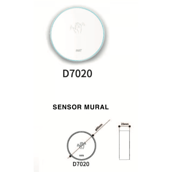 Válvula de Llenado y Descarga WC Accionamiento Sin Contacto Sensor en Muro2