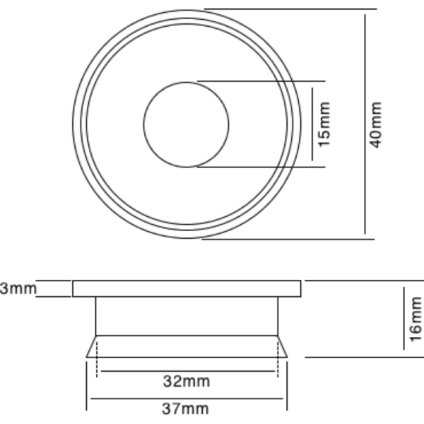 Goma Spud Para Llave Temporizada Urinario2