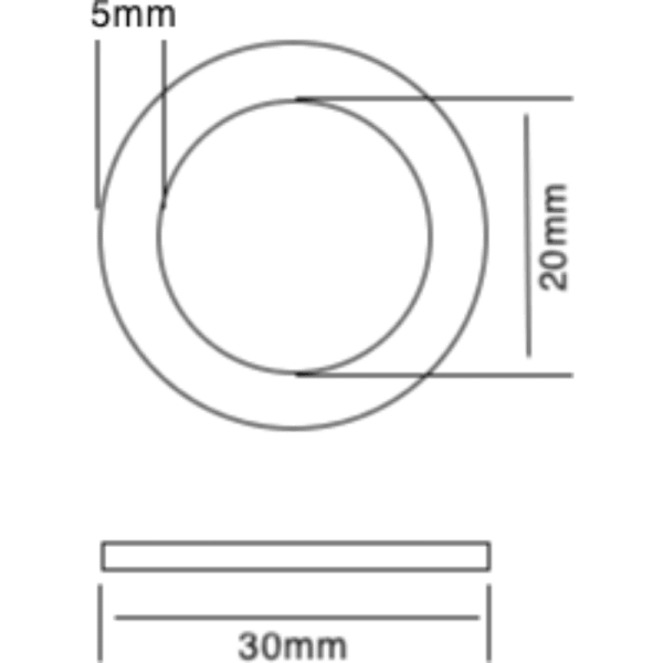 Goma Plana Repuesto Para Flexibles Bolsa de 10 Unidades6